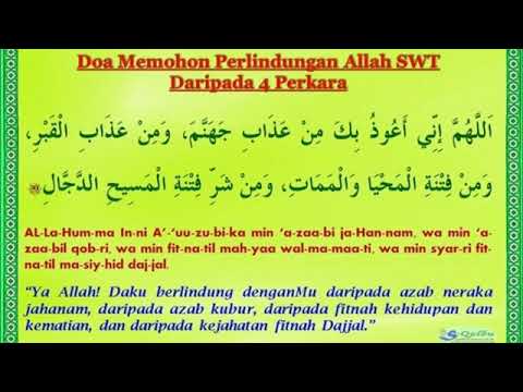 Doa Tasyahud Akhir Sebelum Salam