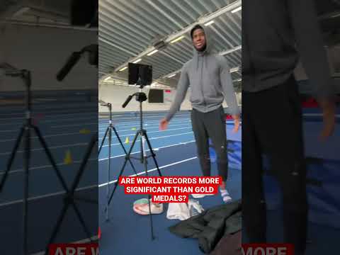 Would you rather have an Olympic gold medal or a World record?🤔