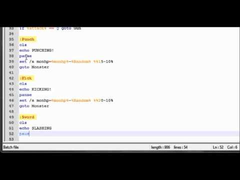 Batch Tutorial: Making your first game