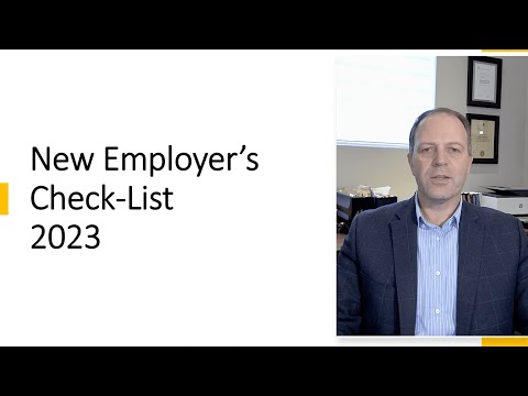 New Employer’s Checklist 2023 in Canada