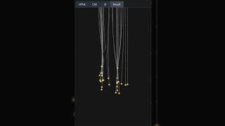 CSS Interactive ropes background