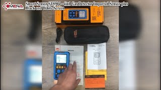 Smart Sensor ST8904   4in1 Gas Detector Imported Sensor plus Black and White Screen