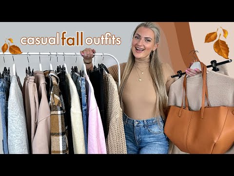 CASUAL FALL OUTFITS FOR A WEEK 🍁 *autumn lookbook, fall outfit ideas*