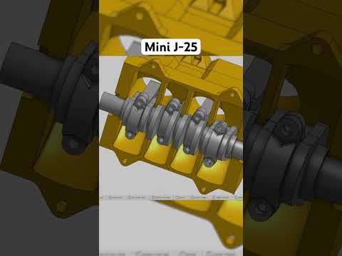 Mini EJ, minEJ, Mini J. Get it? 3D printing and building it rn #engine #automobile #3dprinting