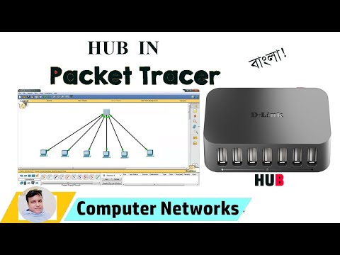 Packet Tracer, Hub Configuration, Basics of Cisco Packet Tracer (Part 2) | Hub,