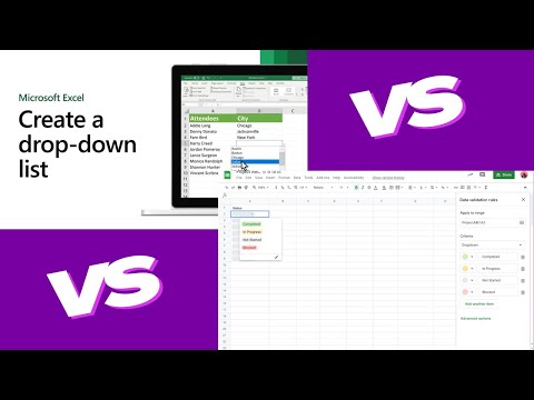 How to Create Dropdown Lists in Microsoft Excel & Google Sheets