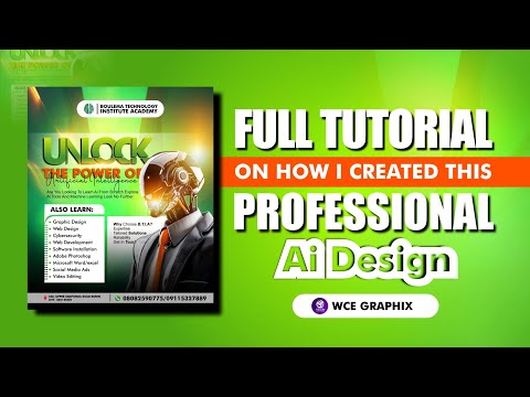 HOW I CREATED THIS PROFESSIONAL STUNNING AI DESIGN FROM SCRATCH
