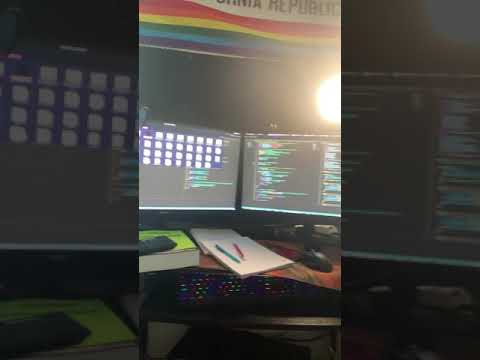 New Setup. Now with a whiteboard lol.