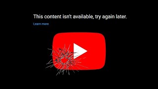 YouTube "This content isn't available" Error (Ad Blocker Crackdown?)