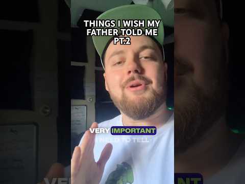 Things I Wish My Father Told Me Pt. 2 #jacobkordas #fatherless #spirituality #selfworth #healing