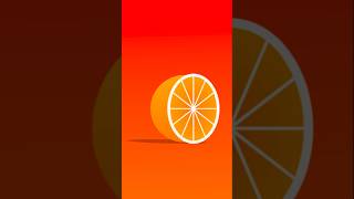 Orange Logo Design In CorelDRAW | CorelDRAW Tutorial | #shorts #youtubeshorts #trending