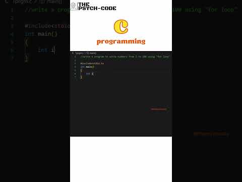 #5 c programming| c programming tutorial for beginner| for loop in c #shorts #youtubeshorts  #coding