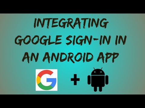 How to integrate Google sign-in in an android application