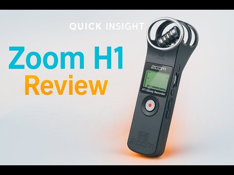ZOOM H1 Handy Recorder Review مراجعة زووم اتش 1 مايك