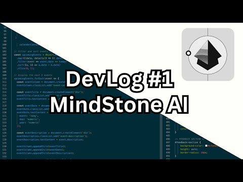 DevLog #1 - MindStoneAI