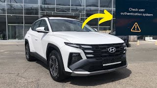 “Check user authentication system” warning in Hyundai cars