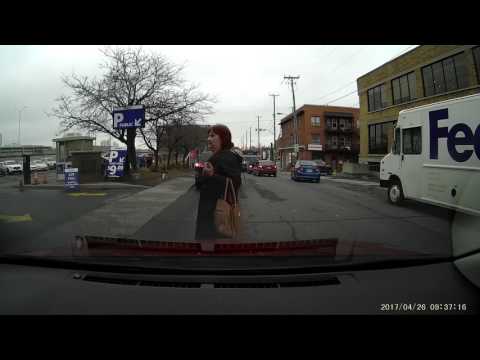 [Canada] Crazy Lady Jaywalk