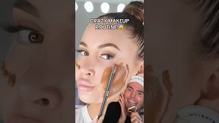 CRAZY MAKEUP ROUTINE!😱 (follow for more💗) @byfannys #makeup #makeuptutorial #beautytips #beauty
