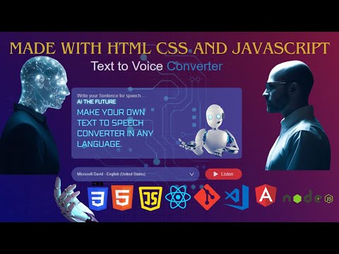 Build Your Own Text-to-Speech Converter with HTML, CSS, and JavaScript | Learn with MindMingle!