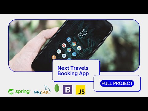 Next Travel Booking App | Spring Boot + Bootstrap + MongoDB & MySQL