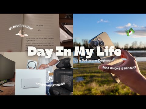 Day In The Life Of a Software Engineer With The IPhone 16 Pro Max | Night Routine & Moving!