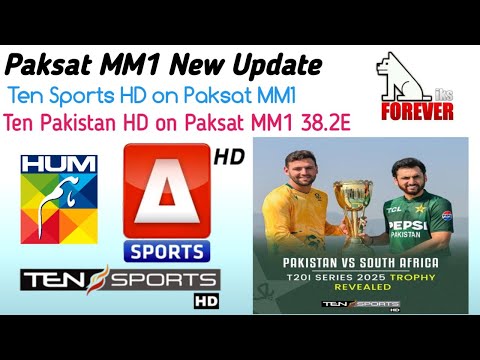 Ten Sports HD on Paksat MM1|Paksat MM1 New Update|Ten Sports HD TP on MM1 @38.2E