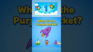 Where's the Purple Rocket? Fun Find & Color Game for Kids! 🚀💜