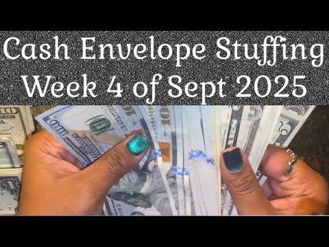 September 2025 | Week 4 | Cash Envelope Stuffing | Part 2