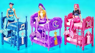 Mermaid Room Makeover Challenge! Soft Girl vs E Girl From Nothing To Wealthy!
