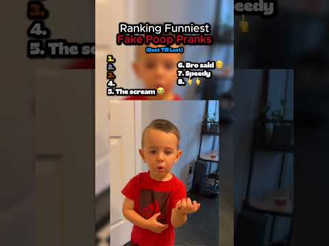 Ranking Funniest Fake Poop Pranks 😂 #funny