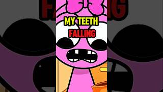 WHY DID MY TOOTH FALL OUT? #shorts #cartoon #sprunki