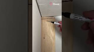 Wood corner measurement guide 📏 #diy #woodcorner #measurment #method
