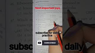 neet important pyq #neet #rna #dna #molecularbasisofinheritance #neetpyq
