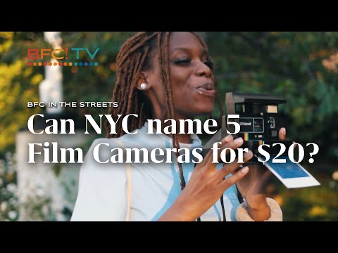 Can New Yorkers name 5 Film Cameras for $20? Film Photography Trivia and Polaroid Challenge!