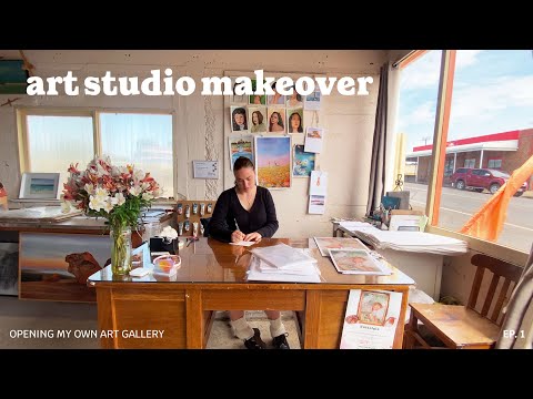 5 important lessons I learned opening my art gallery ❀ ART STUDIO MAKEOVER