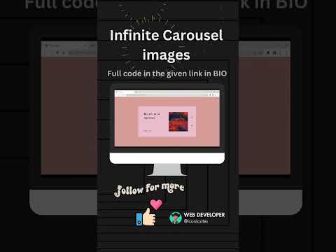 Infinite carousel images. Source code in bio and comments #html #css #frontend #webdevelopment