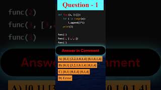 Python Quiz - Day 1 #coding #python #shorts #please #subscribe #quiz #quiztime