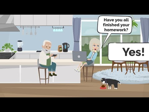 Lara is back from the University | Basic English Conversation | Learn English | English with Lara