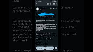 TCS result rejection mail aagya hai 13 oct  #tcsnqt #interview #tcs #tcsnqt #tcsnextstep #nqt