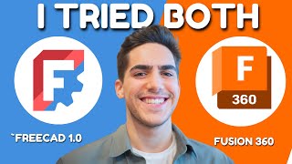 FreeCAD 1.0 vs Fusion 360 (2025) – The Ultimate CAD Showdown