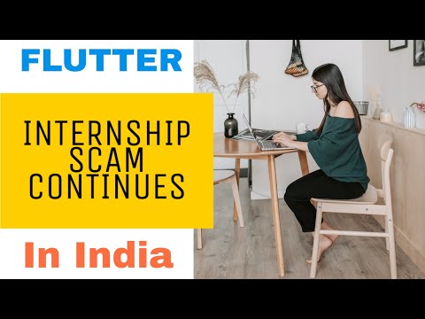 Internship Scam in India - Flutter😡