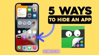 5 Ways To Hide Apps On Your iPhone #technologyia #hideapps