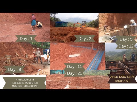 14 Days of Foundations Work at Daffodils: The Art of Building Foundations  #foundation #construction