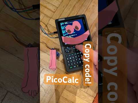 Clockwork PicoCalc: Servo control! #picocalc #mmbasic #9Gservo #Easycode #diy  #engineering #retro