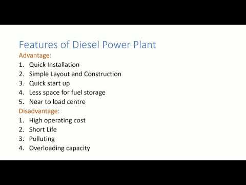 DIESEL ENGINE POWER PLANT LEC01
