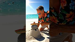 My googly-eyed rock just arrived in Cancun #funny #shorts