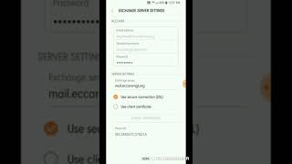 Cellphone email password change