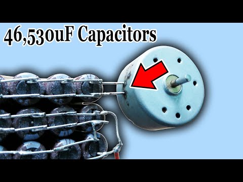 SPOT WELDING with 99 small CAPACITORS