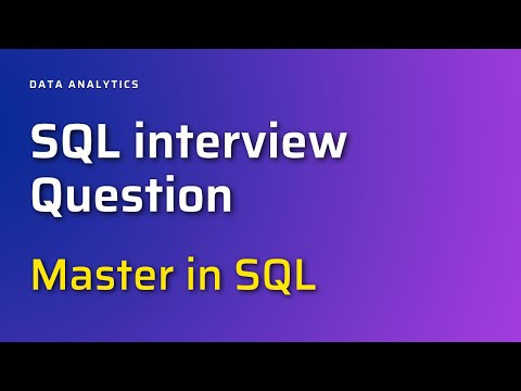 SQL Interview Question | Data Analytics | Master in SQL | Complex Queries