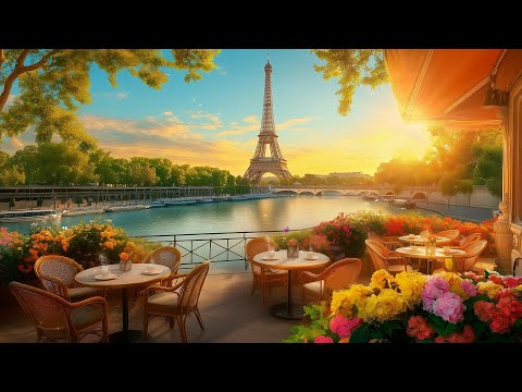 Sunset in a French Café 🎶☕ | Relaxing Jazzhop & Lofi Melodies to Unwind